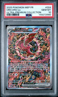 Carte Pokemon Plumeline ex 024 UPC PROMO Mega Evolution PSA 10 ✨ - Image 2