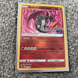 Radiant Charizard 011/078 Pokemon GO Holo - Image 1