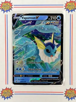Vaporeon V Black Star Promo SWSH150 Pokemon TCG - Image 1