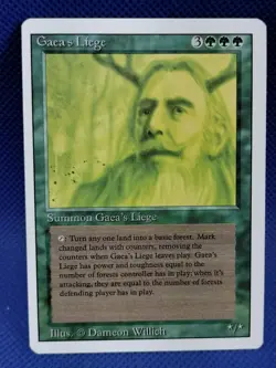 MTG Revised Gaea's Liege Rare 1994 Unplayed See Description Magic - Image 2