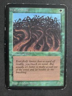 Magic The Gathering Wall of Wood Alpha Edition Regular - Image 1