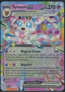 Sylveon ex 041/131 Double Rare Prismatic Evolutions Pokemon NM - Image 2
