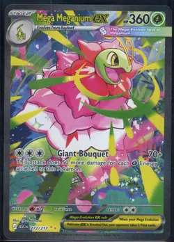 Mega Meganium ex 272/217 Special Illustration Rare Ascended Heroes Pokemon NM - Image 2