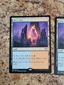 2x MTG Magic the Gathering Fiery Islet Modern Horizons Unplayed X2 Commander - Image 3