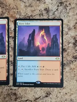 2x MTG Magic the Gathering Fiery Islet Modern Horizons Unplayed X2 Commander - Image 4