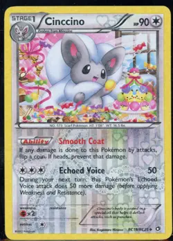 Cinccino RC19/113 Uncommon Legendary Treasures Pokemon NM - Image 2