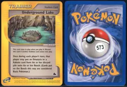 Underground Lake 141/144 Uncommon Skyridge Pokemon NM - Image 1
