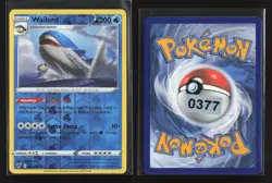 Wailord 032/185 Reverse Holo Rare Vivid Voltage Pokemon NM - Image 1