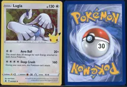 Lugia 022/025 Rare Celebrations Pokemon NM - Image 1