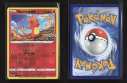 Charmander 008/078 Reverse Holo Common Pokemon GO Pokemon - Image 1