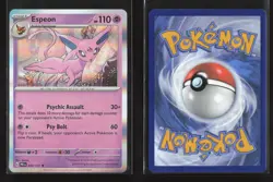 Espeon 033/131 Rare Prismatic Evolutions Pokemon NM - Image 1