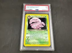 2000 POKEMON ROCKET DARK WEEZING 14/82 HOLO RARE PSA 7 - Image 1