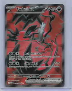Yveltal ex 105/088 Ultra Rare Perfect Order Pokemon Near Mint - Image 1