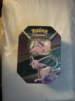 Pokemon TCG: Spring Summer V Heroes Tin - Espeon V - 4 Packs Brand NEW Sealed - Image 1