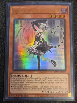 Yugioh Arianna the Labrynth Servant TAMA-EN017 Ultra Rare 1st Ed NM - Image 1