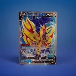 💎🔥Pokemon Zamazenta V Full Art 163/172 Brilliant Stars NM Holo Card🟡🔴 - Image 1