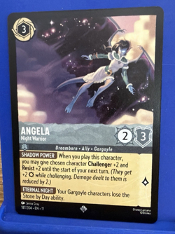 Gargoyles Angela-Night Warrior Character Card Disney Lorcana 187/204 Regular - Image 1