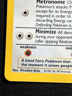 Clefable 1/64 Pokemon TCG Jungle Holo Foil Rare Card Lightly Played LP- - Image 5