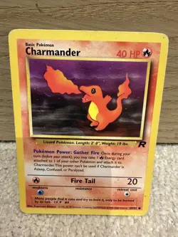 Charmander 50/82 - Team Rocket - Pokemon Card - LP - Image 1