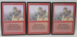 GOBLINS OF THE FLARG X3 MAGIC THE GATHERING THE DARK 1994 VINTAGE MTG CARD #420 - Image 1