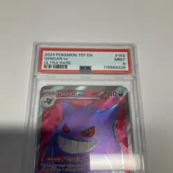 2024 Pokemon Gengar EX 193/162 S&V: Temporal Forces Ultra Rare PSA 9 - Image 2