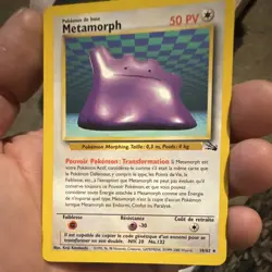 Pokemon TCG Metamorph (Ditto) 18/62 Fossil Rare Regular Unlimited French 50 HP - Image 2