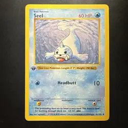Pokemon Vintage 1st Edition Seel 041/102 Base Set (Shadowless) Wotc 1999 - Image 1