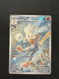 Pokemon Stellar Crown - Raboot - 147/142 - Illustration Art Rare - M/NM￼ - Image 2