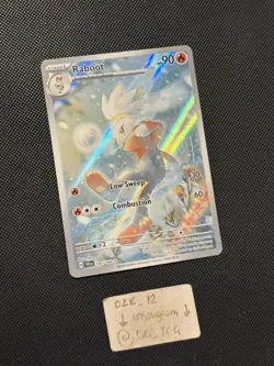 Pokemon Stellar Crown - Raboot - 147/142 - Illustration Art Rare - M/NM￼ - Image 3