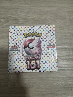 Pokemon TCG: 151 Booster Box Japanese Factory Sealed With Shrink Wrap - Image 1