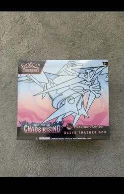 Chaos Rising POKEMON CENTER Elite Trainer Box ETB - SEALED - Image 1