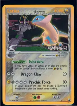 Pokemon EX DELTA SPECIES - #9/113 Latios - Reverse Holo - ENG - Lightly Played - Image 1