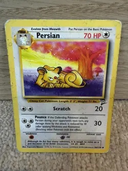 Persian 56/130 Uncommon WOTC Base Set 2 Pokemon - Image 1