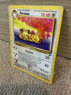 Persian 56/130 Uncommon WOTC Base Set 2 Pokemon - Image 2