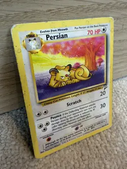 Persian 56/130 Uncommon WOTC Base Set 2 Pokemon - Image 3