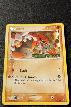 Pokemon EX EMERALD - #5/106 Groudon - Reverse Holo - ENG - MP/LP - Image 4