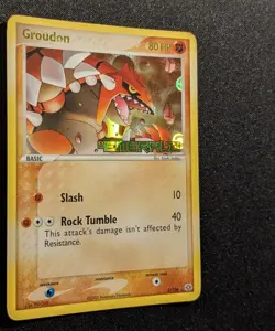 Pokemon EX EMERALD - #5/106 Groudon - Reverse Holo - ENG - MP/LP - Image 5