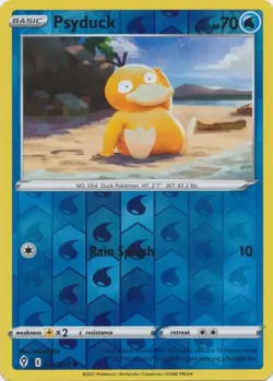 Reverse Holo Psyduck 024/203 Evolving Skies Common Pokemon TCG - Image 1