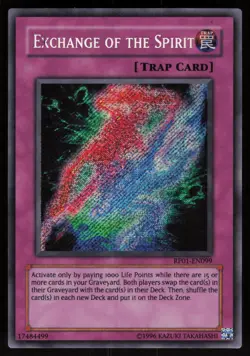 Exchange of the Spirit RP01-EN099 Secret Rare ORIGINAL YU-GI-OH - Image 1