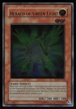 Herald of Green Light (UTR) EOJ-EN018 EURO Ultimate Rare YU-GI-OH - Image 1