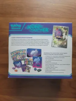 Pokemon Center Elite Trainer Box ETB PC Pokemon TCG Journey Together In Hand - Image 2