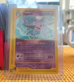 Espeon 11/147 Non-Holo Rare Aquapolis Pokemon TCG NM Mint Condition 2003 Vintage - Image 1