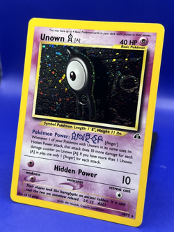Pokemon Neo Discovery Unown [A] 14/75 Holo Rare WOTC NM- - Image 3