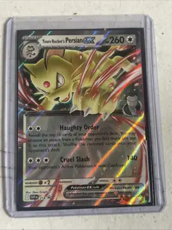 Pokemon Team Rocket’s Persian EX Black Star Promo 2025 SVP218 NM - Image 1