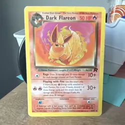 Pokemon Dark Flareon 35/82 Team Rocket 50 HP Uncommon Stage 1 1st Edition - Image 1