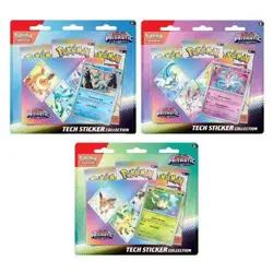 Pokemon TCG Prismatic Evolutions Tech Sticker Blister Collection Set (ALL ARTS/s - Image 1