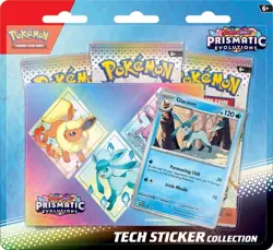 Pokemon TCG Prismatic Evolutions Tech Sticker Blister Collection Set (ALL ARTS/s - Image 2