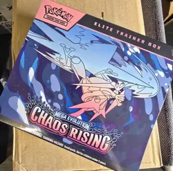 Pokemon TCG Mega Evolution Chaos Rising Elite Trainer Box ETB Sealed - Image 1