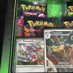Pokemon Shrouded Fable Kingambit Illustration Collection Box 4 Booster Packs NEW - Image 4