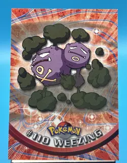 Pokemon - Topps 2000 - Weezing #110 - TV Animation Series 2 - Image 1